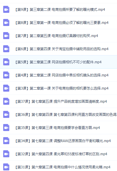 零基础学淘宝摄影进阶课程，图片是你网店脱颖而出的关键