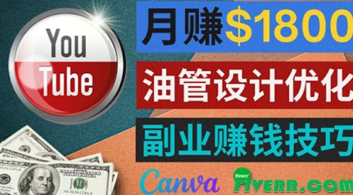 利用在线设计网站Canva，只需1到2个小时，月赚1800美元