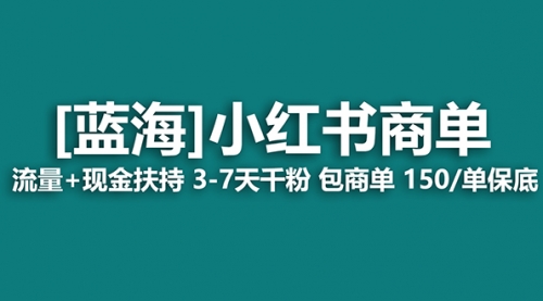 2023蓝海项目【小红书商单】流量+现金扶持，快速千粉，长期稳定，最强蓝海